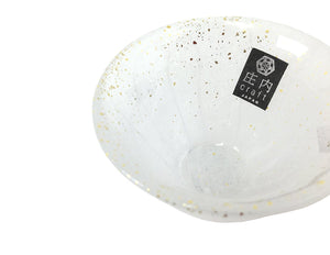 From Japan Shounai Sakazuki Glass Cold Sake Cup White