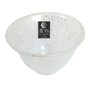 From Japan Shounai Sakazuki Glass Cold Sake Cup White