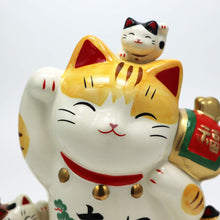 Load image into Gallery viewer, From Japan Beckoning Waving Lucky Cat Maneki Neko Piggy Money Bank