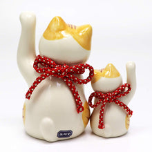 Load image into Gallery viewer, From Japan Beckoning Waving Lucky Cat for Good Luck Maneki Neko 7616