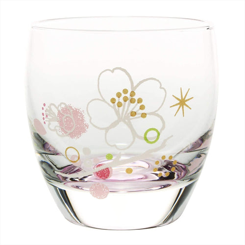 From Japan Sakazuki Glass Sake Cup Sakura