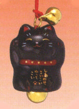 Load image into Gallery viewer, From Japan Lucky Cat Netsuke Strap Amulet for Good Luck Maneki Neko 7347