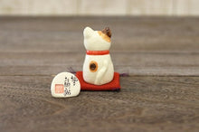 Load image into Gallery viewer, From Japan Beckoning Waving Lucky Cat Maneki Neko for Happiness